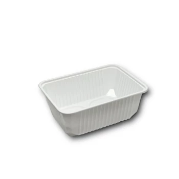 Doboz szögletes alj PP 1000 ml 50 db/csomag fehér