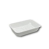 Elviteles doboz - szögletes alj PP 500 ml 50 db/csomag fehér