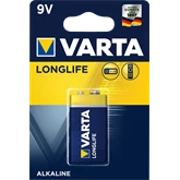 Elem 9V-os 6LR61 E Longlife 1 db/csomag, Varta 