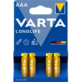 Elem AAA mikro LR03 Longlife 4 db/csomag, Varta 