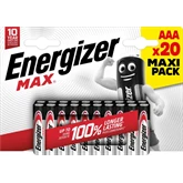 Elem AAA mikro LR03 Max 20 db/csomag, Energizer