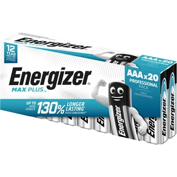 Elem AAA mikro LR03 Max Plus 20 db/csomag, Energizer