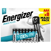 Elem AAA mikro LR03 Max Plus 8 db/csomag, Energizer