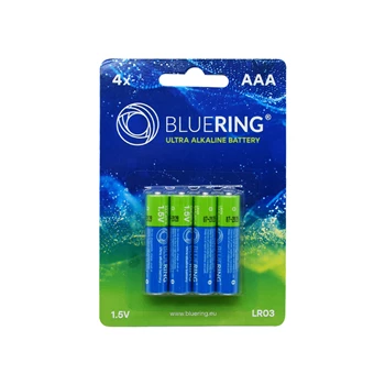 Elem AAA mikro ceruza LR03 tartós alkáli 4 db/csomag, Bluering® 