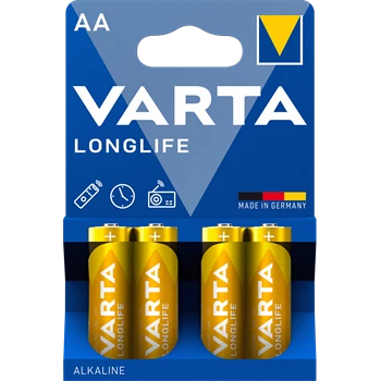 Elem AA ceruza LR06 Longlife 4 db/csomag, Varta 