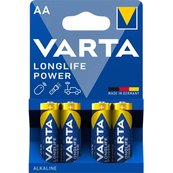 Elem AA ceruza LR06 Longlife Power 4 db/csomag, Varta 