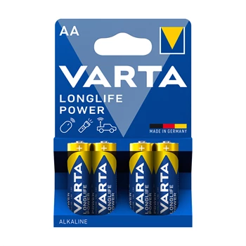 Elem AA ceruza LR06 Longlife Power 4 db/csomag, Varta 