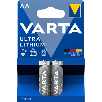 Elem AA ceruza LR6 2 db/csomag, Varta Ultra Lithium