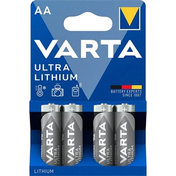 Elem AA ceruza LR6 4 db/csomag, Varta Ultra Lithium