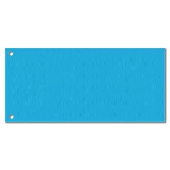 Elválasztócsík, karton 190g. 10,5x24cm, 100 db/csomag, Bluering® kék