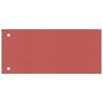 Elválasztólap, 10,5x24cm, 100 db/csomag, Fornax piros