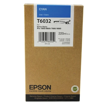 Epson T6032 tintapatron cyan ORIGINAL