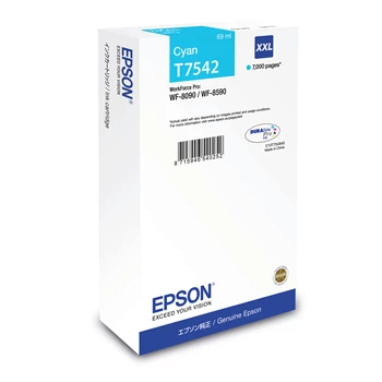 Epson T7542 tintapatron cyan ORIGINAL