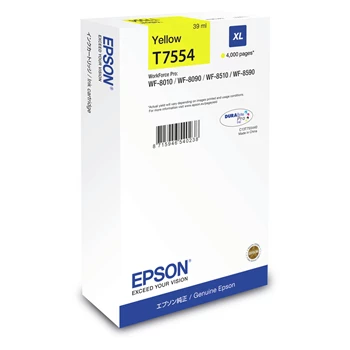 Epson T7554 tintapatron yellow ORIGINAL 
