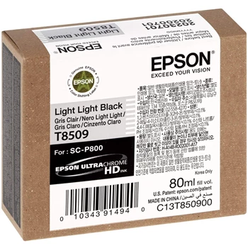 Epson T8509 tintapatron light black ORIGINAL 