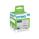 Etikett Dymo LW nyomtatóhoz 12x50mm, 220 db etikett/doboz, Original, fehér