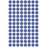 Etikett címke, O8mm, visszaszedhető, 104 címke/ív, 4 ív/doboz, Avery indigó kék