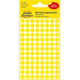 Etikett címke, o8mm, jelölésre, 104 címke/ív, 4 ív/doboz, Avery sárga