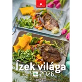 Falinaptár képes 230 x 330 mm, fehér lapokkal Ízek világa Dayliner 2026.