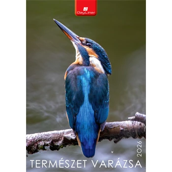 Falinaptár képes 230 x 330 mm, fehér lapokkal Természet varázsa Dayliner 2026.