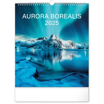 Falinaptár képes  300x340mm Aurora Borealis Realsystem 2025.