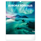Falinaptár képes  300x340mm Aurora Borealis Realsystem 2026.