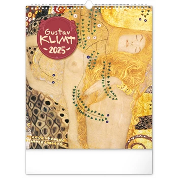 Falinaptár képes  300x340mm Gustav Klimt Realsystem 2025.