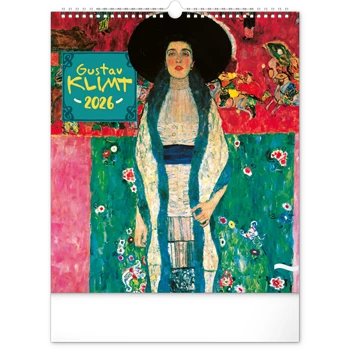 Falinaptár képes  300x340mm Gustav Klimt Realsystem 2026.