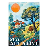 Falinaptár képes 315 x 450 mm, fehér lapokkal Art Naive Dayliner 2026.