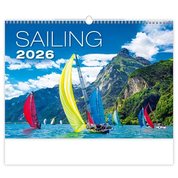 Falinaptár képes 315 x 450 mm, fehér lapokkal Sailing Dayliner 2026.