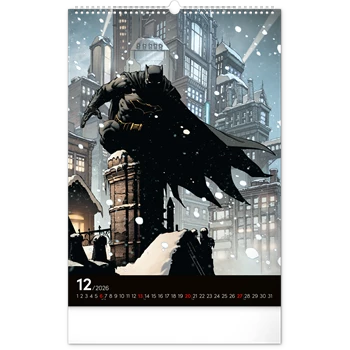Falinaptár képes  330×460mm Batman Dark Realsystem 2026.