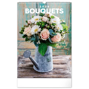 Falinaptár képes  330×460mm Bouquets  Realsystem 2026.