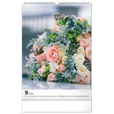 Falinaptár képes  330×460mm Bouquets  Realsystem 2026.