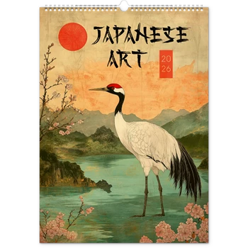 Falinaptár képes  330×460mm Vintage Posters-Japanese art Realsystem 2026.