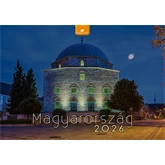 Falinaptár képes 340 × 485 mm, fehér lapokkal Magyarország Dayliner 2026.
