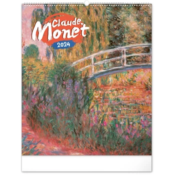 Falinaptár képes  480×560mm Claude Monet  Realsystem 2024.