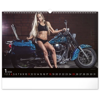 Falinaptár képes  480×330mm Girls & Bikes  Realsystem 2026.