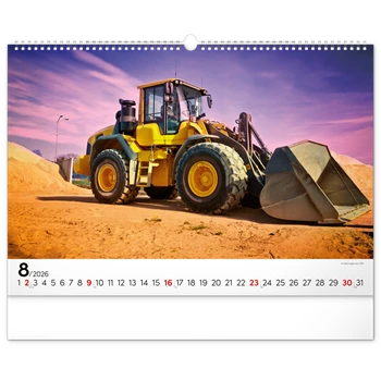 Falinaptár képes  480×330mm Heavy Machines Realsystem 2026.