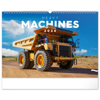 Falinaptár képes  480×330mm Heavy Machines Realsystem 2026.