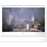 Falinaptár képes  480×330mm The Slav Epic-Alphonse Mucha Realsystem 2026.