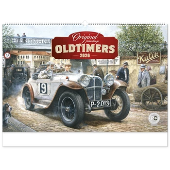 Falinaptár képes  640×420mm Oldtimers  Realsystem 2026.
