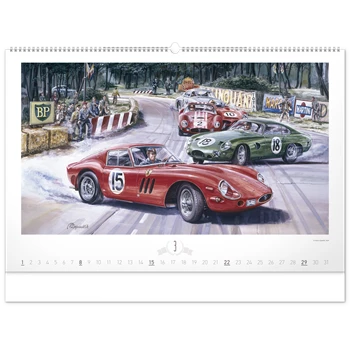 Falinaptár képes  640×420mm Oldtimers  Realsystem 2026.
