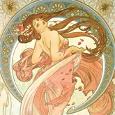 Falinaptár képes lemeznaptár 300x300mm, Alphonse Mucha Realsystem 2026.