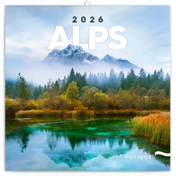 Falinaptár képes lemeznaptár 300x300mm, Alps Realsystem 2026.
