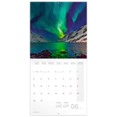 Falinaptár képes lemeznaptár 300x300mm, Aurora Borealis Realsystem 2026.