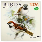 Falinaptár képes lemeznaptár 300x300mm, Birds in Art Realsystem 2026.