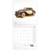 Falinaptár képes lemeznaptár 300x300mm, Classic Cars Realsystem 2026.