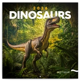 Falinaptár képes lemeznaptár 300x300mm, Dinosaurs Realsystem 2026.