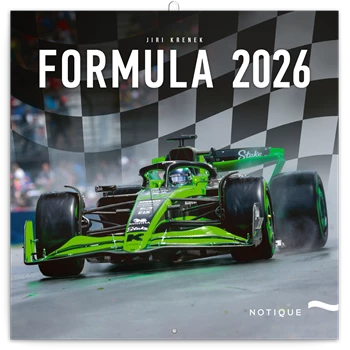 Falinaptár képes lemeznaptár 300x300mm, Formula Realsystem 2026.