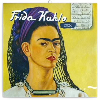 Falinaptár képes lemeznaptár 300x300mm, Frida Kahlo Realsystem 2026.